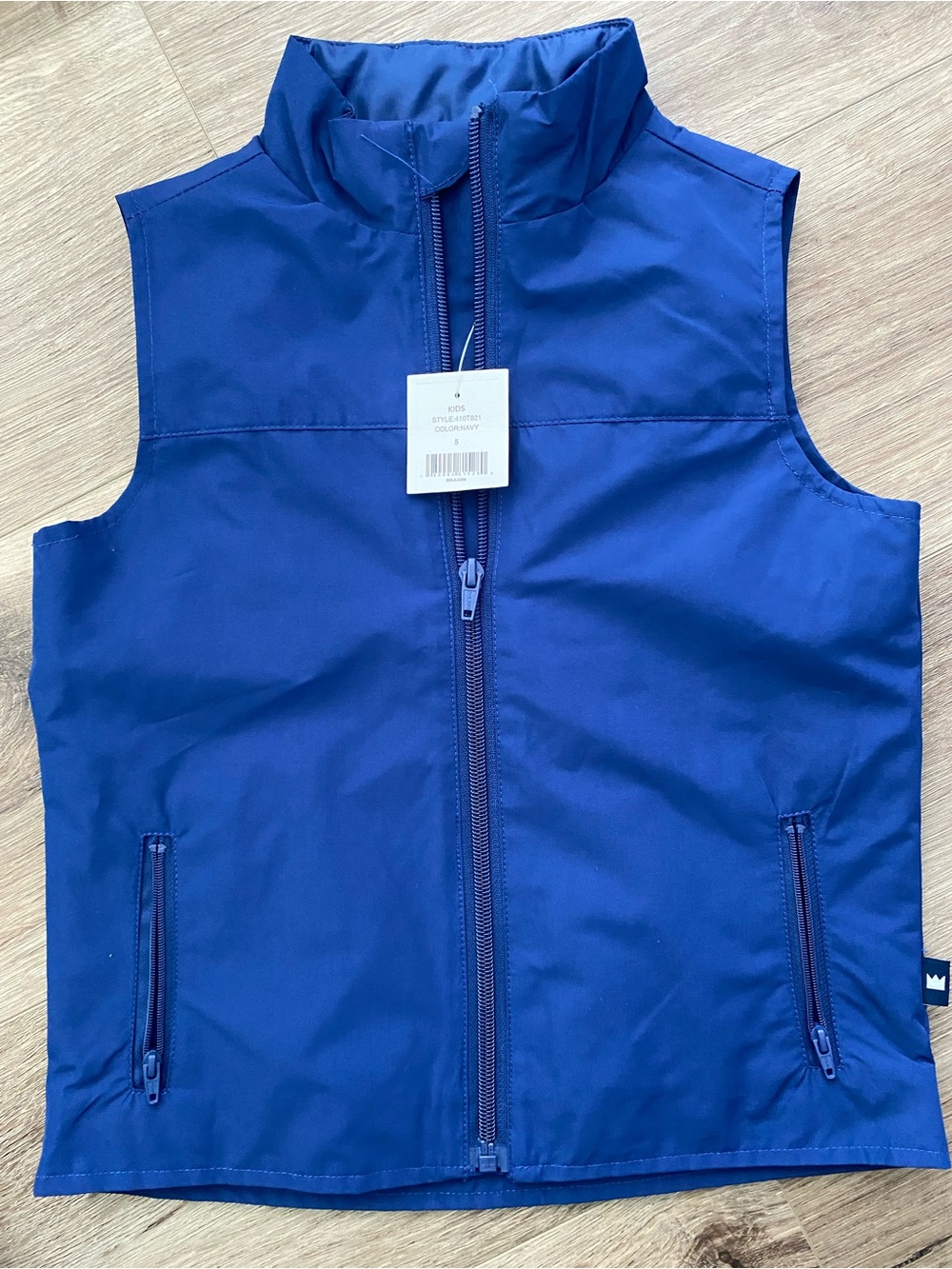crown & ivy Kids Royal Blue Sleeveless Vest